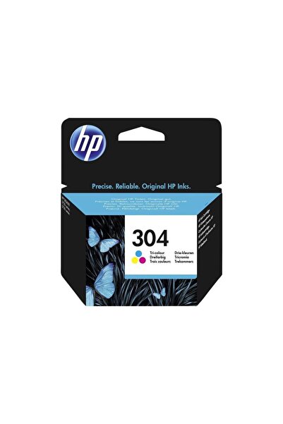HP N9k05ae 304 Üç Renkli Mürekkep Kartuşu