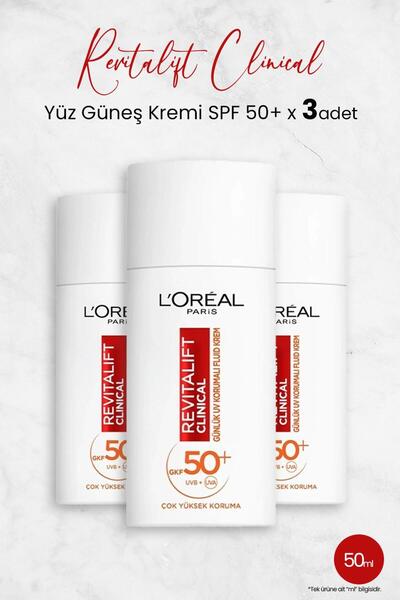 L'Oreal Paris Loreal Paris Revitalift Clinical SPF 50+ Yüz Güneş Kremi 50 ml ...