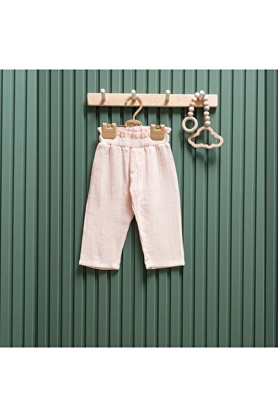 Tiffany Bel Rubberized Muslin Unisex Baby Pants Powder