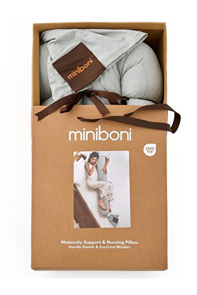 Mini Bonito Miniboni Υποστήριξη Εγκύων & Θηλασμού Min Δερμάτινο - Γκρι