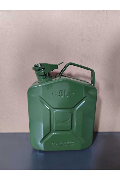 KAYRA LEATHER CRAFT KLC Benzin Bidonu Metal 5 Litre Akaryakıt Mazot Taşıma Do...