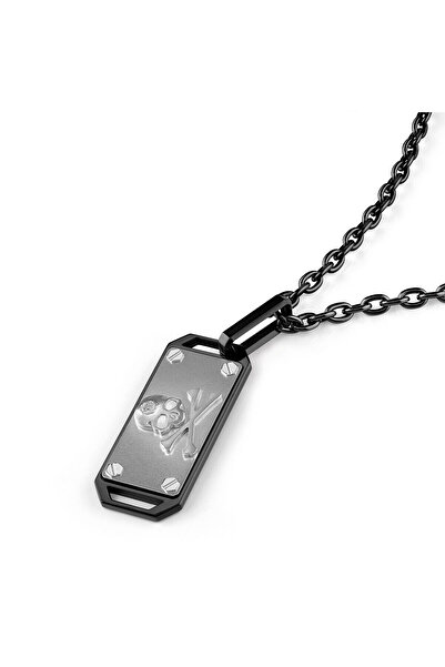 PHILIPP PLEIN Colier din oțel pentru bărbați PJWEA09NU