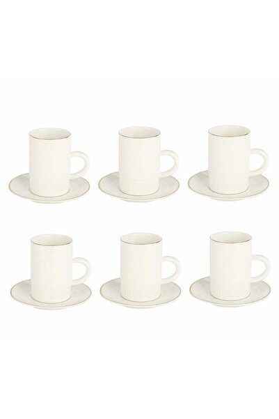 Vitale Porselen Double 6lı Kahve Fincanı Seti MTFK.0111