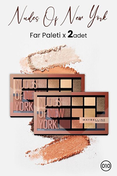 Maybelline New York Maybelline Nudes Of New York 010 Far Paleti x 2 Adet