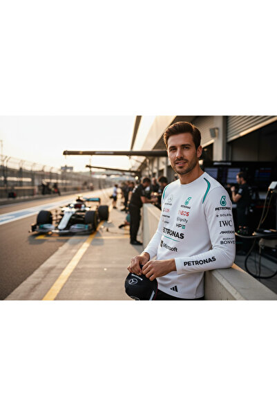 niceworkbynicehands Mercedes F1 2026 New Season Premium Sponsor Printed T-Shi...