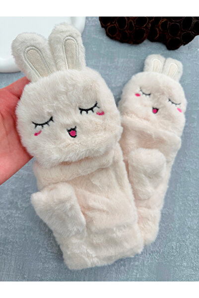 Tgc Aksesuar Tavşan Peluş Eldiven