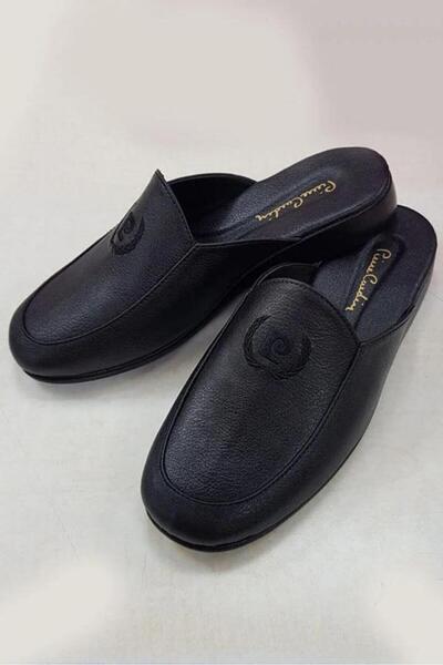 Pierre Cardin 289-2 Pánské kožené pantofle s výšivkou věnování ženicha