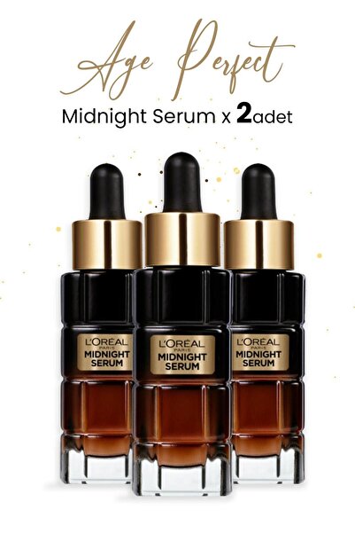 L'Oreal Paris Loreal Paris Age Perfect Midnight Serum 30 ml x 3 Adet