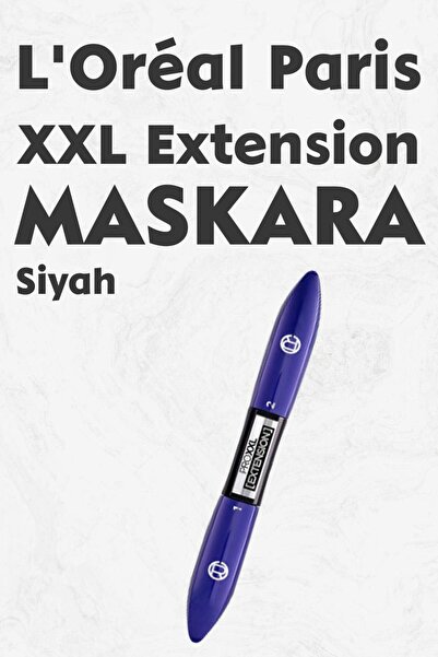 L'Oreal Paris Loreal Paris Pro XXL Extension Maskara Siyah