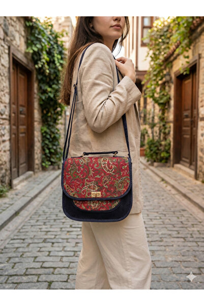 STAMBOUL Tapestry Women's Bag – Handmade Shawl Patterned Valentine's Day Gift