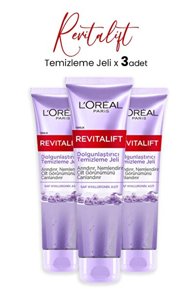 L'Oreal Paris Loreal Paris Revitalift Dolgunlaştırıcı Temizleme Jeli 150 ml x...