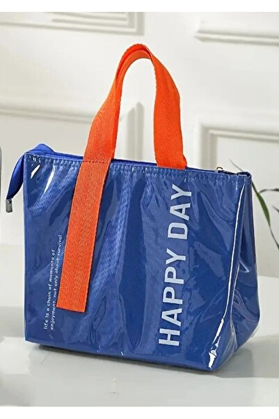 TATA CRAFT Pu Bento Termal *mavi Yemek Taşıma Çantası Okul, Ofis, Kamp, Plaj ...