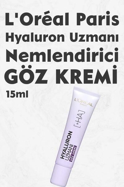 L'Oreal Paris Loreal Paris Hyaluron Uzmanı Nemlendirici Krem Göz 15 ml