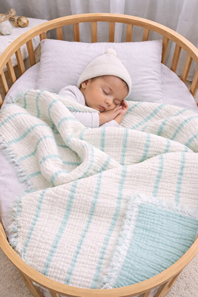 Yada Baby بطانية أطفال من الموسلين متعددة الطبقات مصنوعة من القطن بنسبة 100% ...