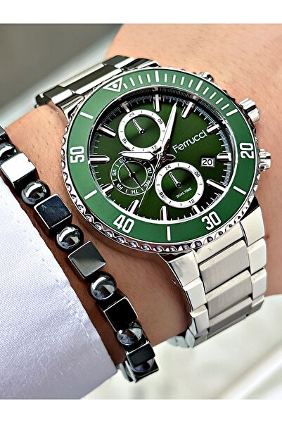 Ferrucci Men's Calendar Wristwatch 3 ATM Waterproof