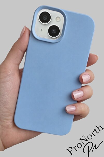 ProNorth غطاء سيليكون ناعم من الداخل مع شعار متوافق مع هاتف iPhone 15