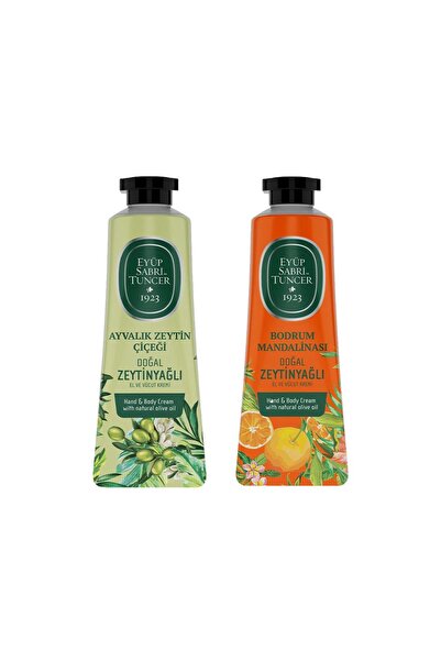 Eyüp Sabri Tuncer كريم لليدين والجسم أيڤاليك زهر الزيتون والبرودوم ماندرين 50 مل