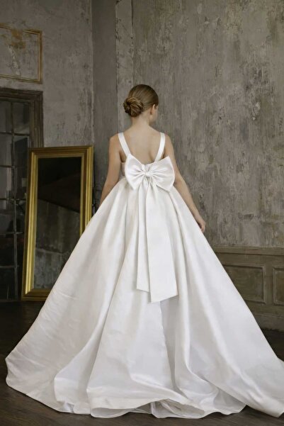 Kids KIZ ÇOCUK ABİYE ELBİSE VE TOKA PRENSES MODELİ