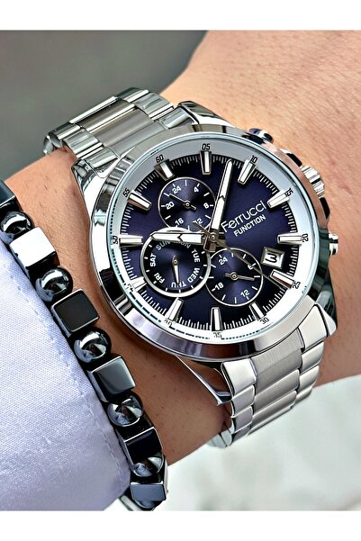 Ferrucci Takvimli Erkek Kol Saati 3 Atm Su Geçirmezlik