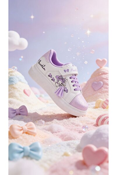 ZACOZ حذاء رياضي للفتيات من ميلوديا بتفاصيل لامعة، حذاء رياضي (اختر مقاس أكبر...