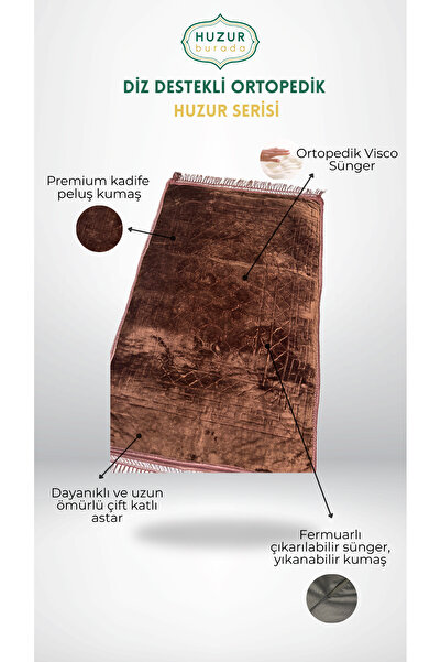 Huzur Burada Diz Destekli Ortopedik Seccade