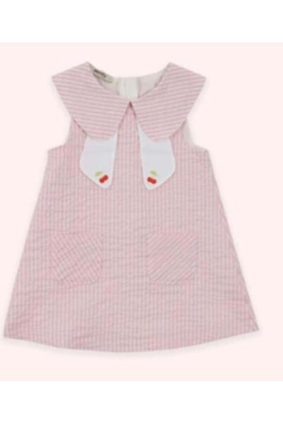 Panço KIZ BEBEK SUMMER DREAM BEBE YAKA ELBİSE GKPN0403