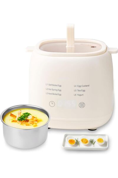 Generic MLADEN Electric Egg Cooker，6 in 1 Egg Boiler for Hard Boiled Eggs, Sm...