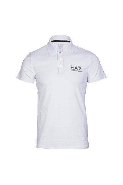 EA7 Beyaz Erkek Polo T-Shirt TRAIN CORE ID POLO