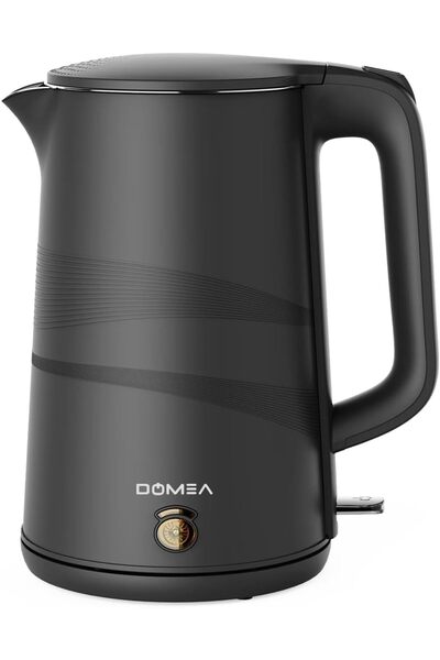 Generic غلاية كهربائية من دوميا، سعة 1.7 لتر، بقوة 1500 واط، لاسلكية، قاعدة د...