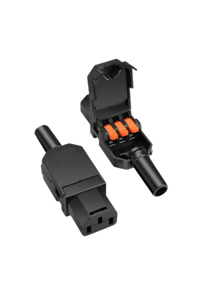 Genel Markalar Erkek Power Soket Klemens Bağlantılı - Kablo Tipi Seyyar Güç Fişi