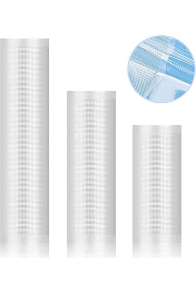 Generic 3 أكياس تغليف الطعام بالتفريغ الهوائي، أكياس تخزين الطعام بالتفريغ ال...