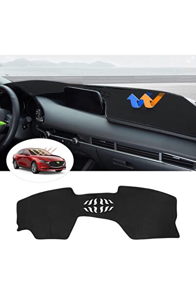 Generic Autorder Dashboard Cover Mat for Mazda 3 2019-2024 Accessories Dash C...