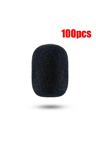 choice2 100pcs 5-100PCS Microphone Replacement Foam Microphone Windscreen Hea...