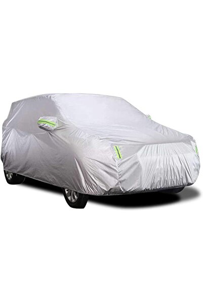 Generic غطاء سيارة كامل مزود بشريط عاكس، حماية من الشمس، مقاوم للغبار والأشعة...