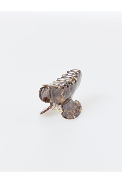 Jimmy Key Kahverengi Leopar Desenli Kelebek Toka