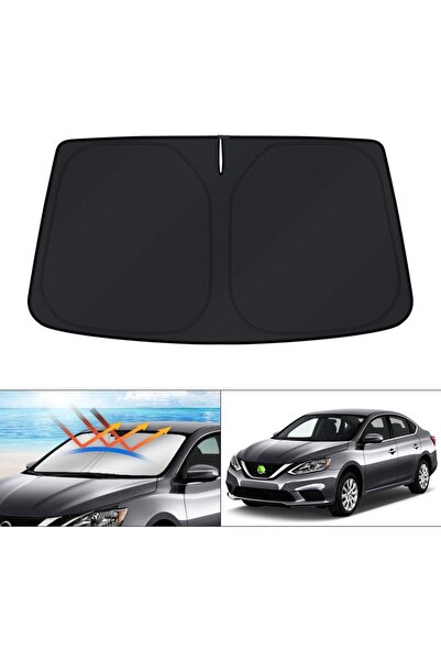 Generic KUST Windshield Sun Shade for Nissan Sentra Accessories 2013-2019 Win...