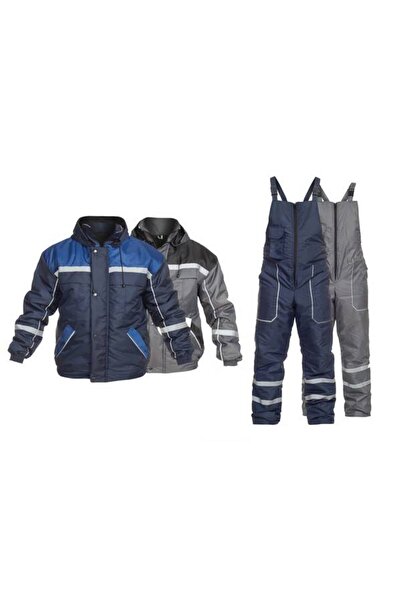 Palltex Costum de iarnă matlasat, jachetă + salopetă, Gamma Blue XL