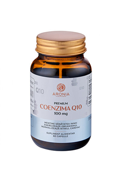 Aronia Charlottenburg Premium Coenzima Q10 100mg , 60 capsule cu beneficii re...