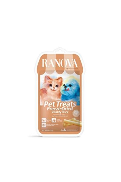 RANOVA Freeze-Dried Vitality Sticks for Cats & Dogs Milk & Chicken Formula
