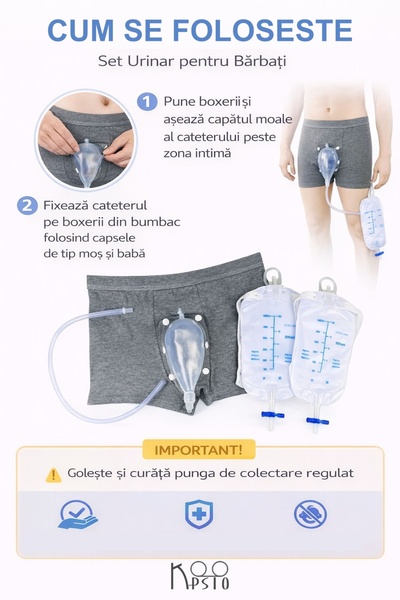 Koopsio Boxeri pentru incontinenta urinara barbati, Koopsio, marime L (86–100 cm)
