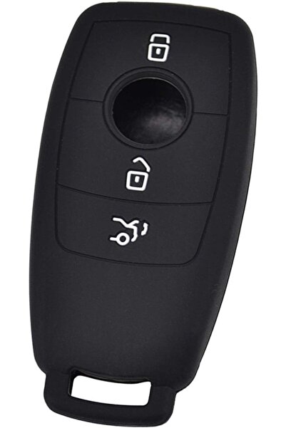 Generic غطاء مفتاح تحكم عن بعد من السيليكون بثلاثة أزرار لسيارة مرسيدس بنز ال...