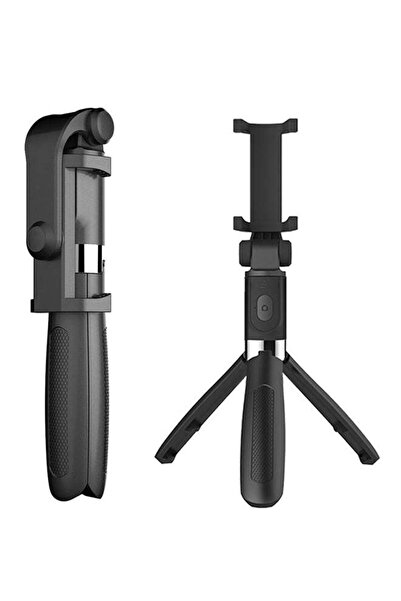 Generic Multifunctional Wireless BT Selfie Stick Black