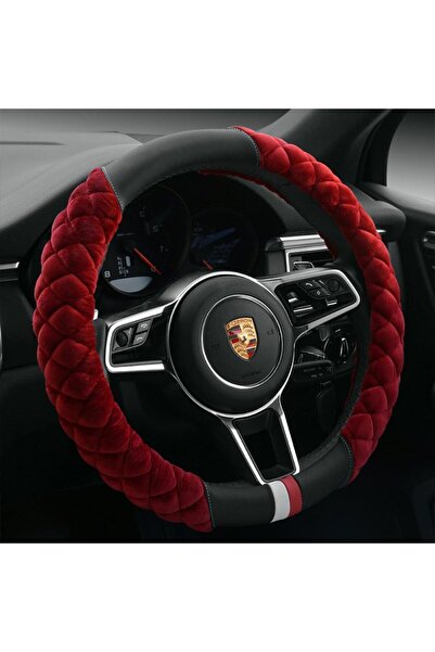 Generic غطاء عجلة قيادة سيارة عالمي من Cxtiy، غطاء عجلة قيادة وبري فاخر وناعم...
