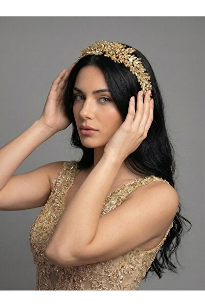 Magic Tiara El Yapımı Çiçek Detaylı Taç – Zarif ve Romantik Dokunuş