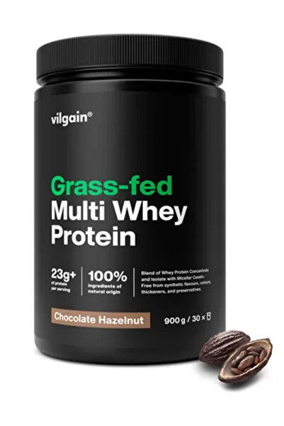 MC Micostore Grass-Fed Multi Whey Protein chocolate and hazelnut 900g