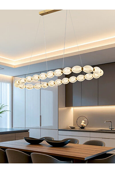 Apliqa Aspen Sıralı Eskitme Sarkıt Led Avize