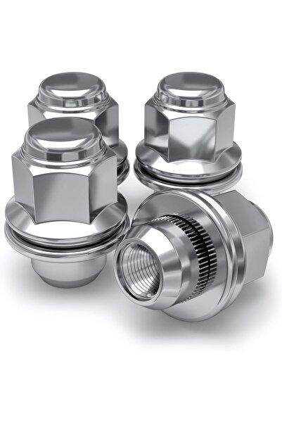 Generic White Knight M12x1.50 Chrome Factory Style Lug Nuts for Select Toyota...