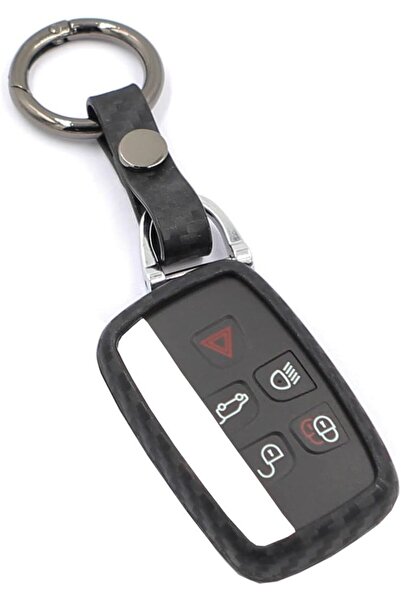 Generic غطاء مفتاح السيارة عن بعد من السيليكون الناعم بنسيج ألياف الكربون من ...