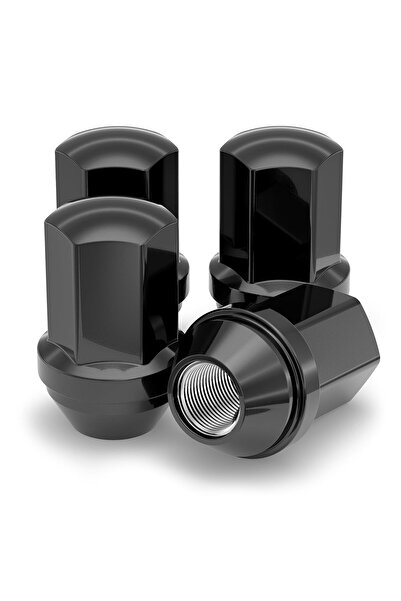 Generic White Knight M14x1.5 Lug Nuts for Select GM and CDJR, Solid Piece Fac...