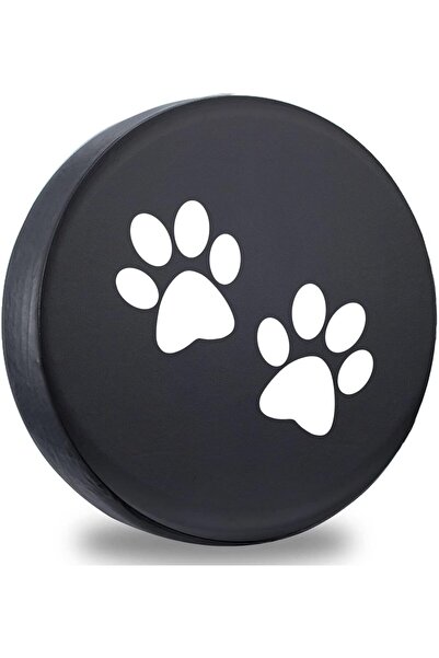 Generic غطاء إطار احتياطي، غطاء عجلة من جلد والفينيل المقاوم للماء لسيارات جي...